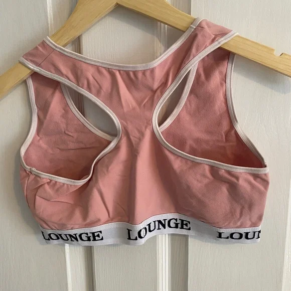 Pink Racerback Sports Bra and Leggings Set - Picture 5 of 8